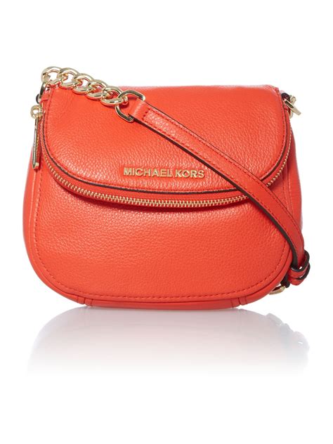 orange and white michael kors purse|orange cross body purse.